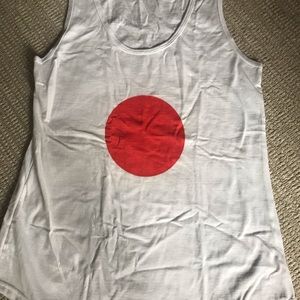 National flag of Japan tank top Medium